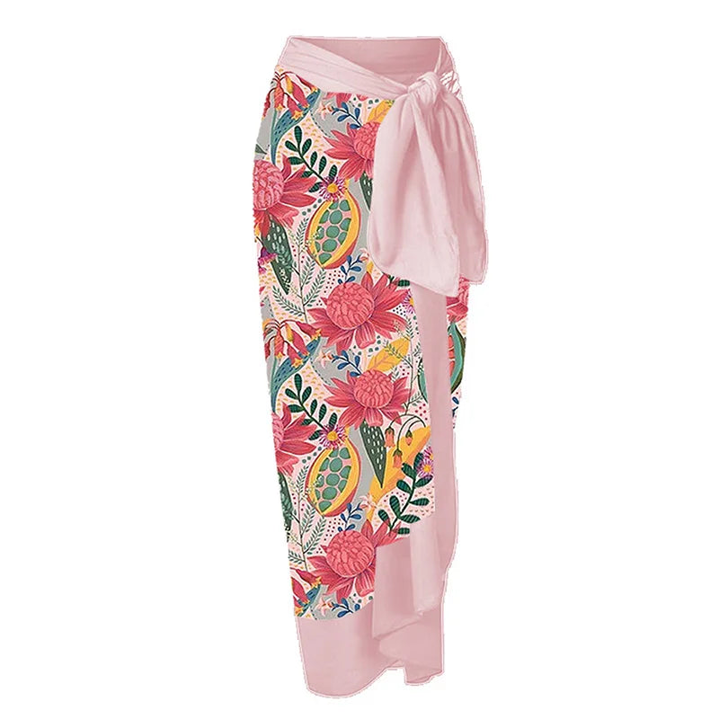 Floral Print Bikini Set