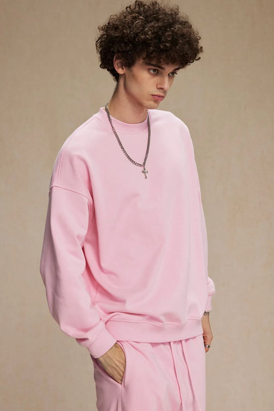 Round Neck Long Sleeve Sweatshirt