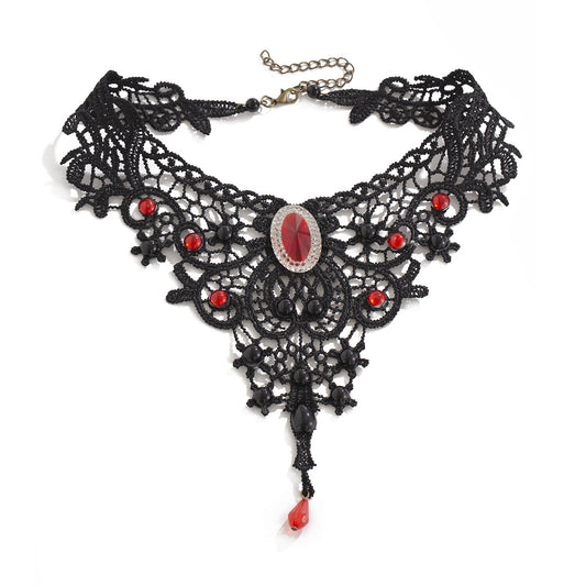 Gothic Lace Necklace