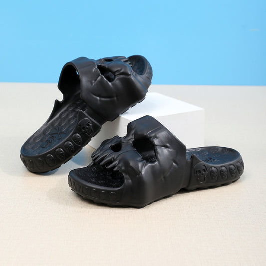 Halloween Skull Slippers