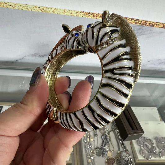 Kissing Zebras Bracelet