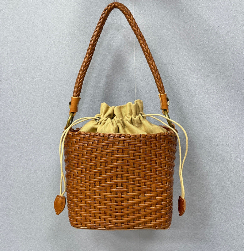 Retro Handwoven Crossbody Bag
