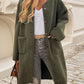 Button Up Long Sleeve Coat