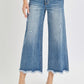 Risen High Rise Cropped Flare Jeans