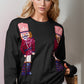 Nutcracker Sequin Long Sleeve Sweater