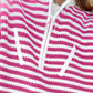 Striped Half Zip Long Sleeve Sweater