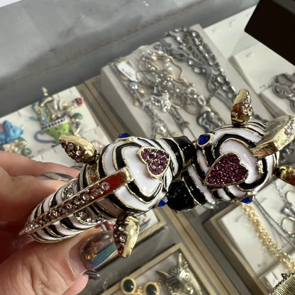 Kissing Zebras Bracelet