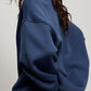 Oversize Round Neck Dropped Shoulder Sweatshirt