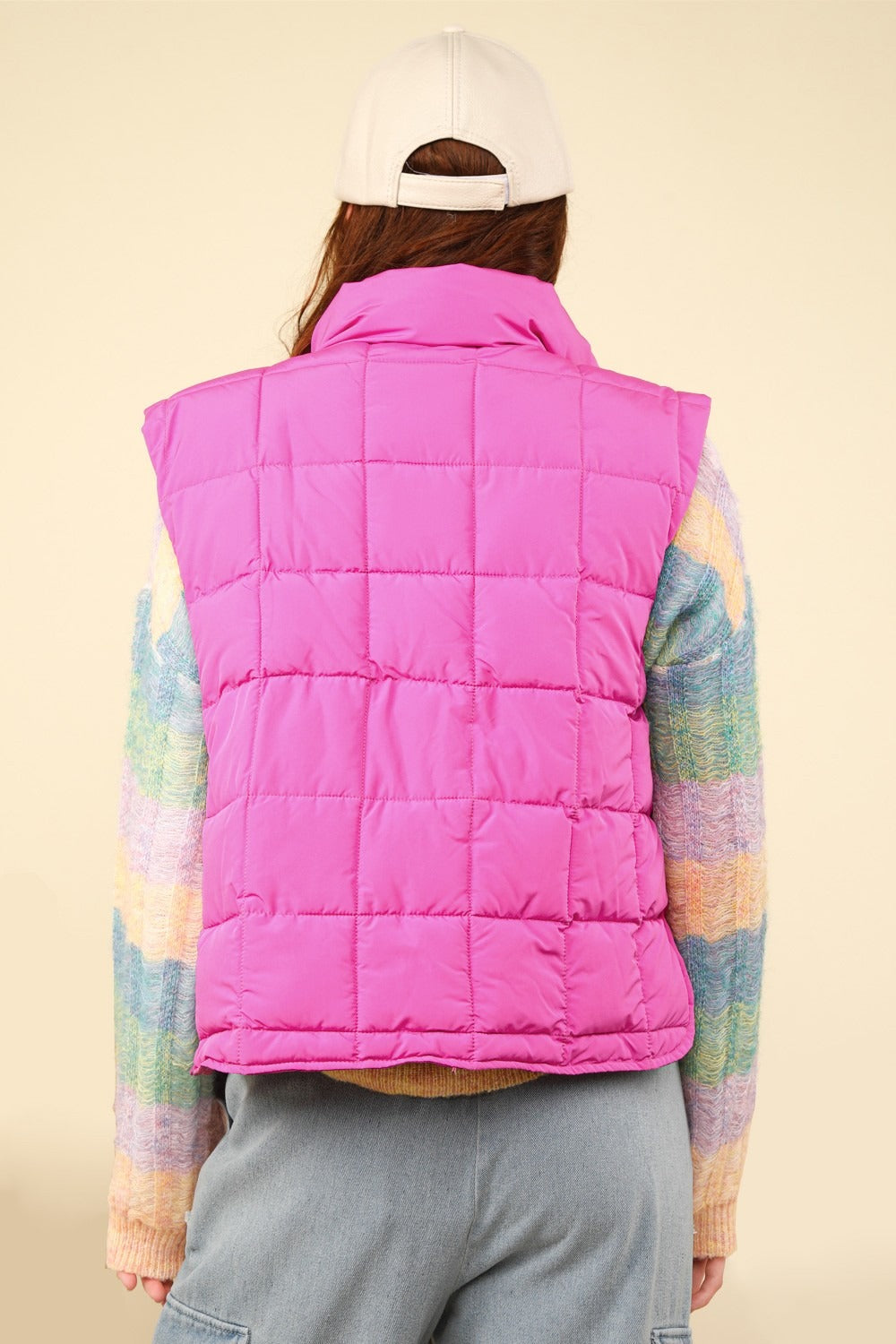 Zip Up Puffer Padded Warm Vest