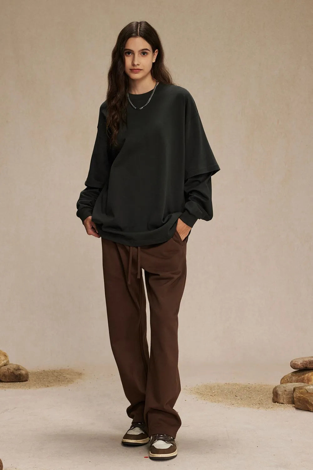 Round Neck Long Sleeve T-Shirt