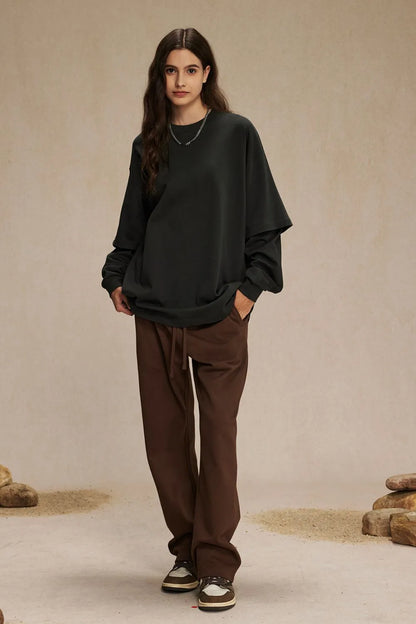 Round Neck Long Sleeve T-Shirt