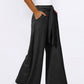 Tied Wide Leg Pants with Pockets