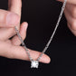 2 Carat Moissanite 925 Sterling Silver Pendant Necklace