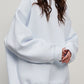 Oversize Round Neck Dropped Shoulder Sweatshirt