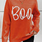 BOO Round Neck Long Sleeve Sweater