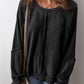 Round Neck Long Sleeve Sweatshirt