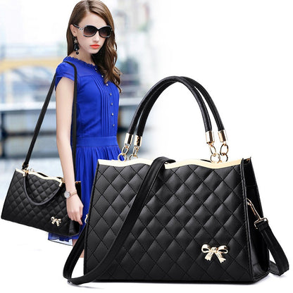 Diamond Lattice Crossbody Shoulder Bag