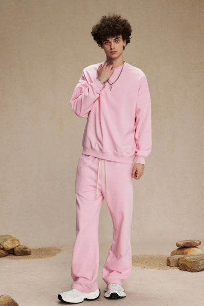 Round Neck Long Sleeve Sweatshirt