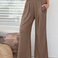 Elastic Waist Wide Leg Pants