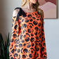 Pumpkin Print One Shoulder T-Shirt