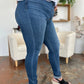 Judy Blue Cuffed Hem Low Waist Skinny Jeans