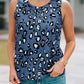 Leopard Round Neck Tank