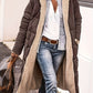 Plus Size Zip Up Sherpa Hooded Coat