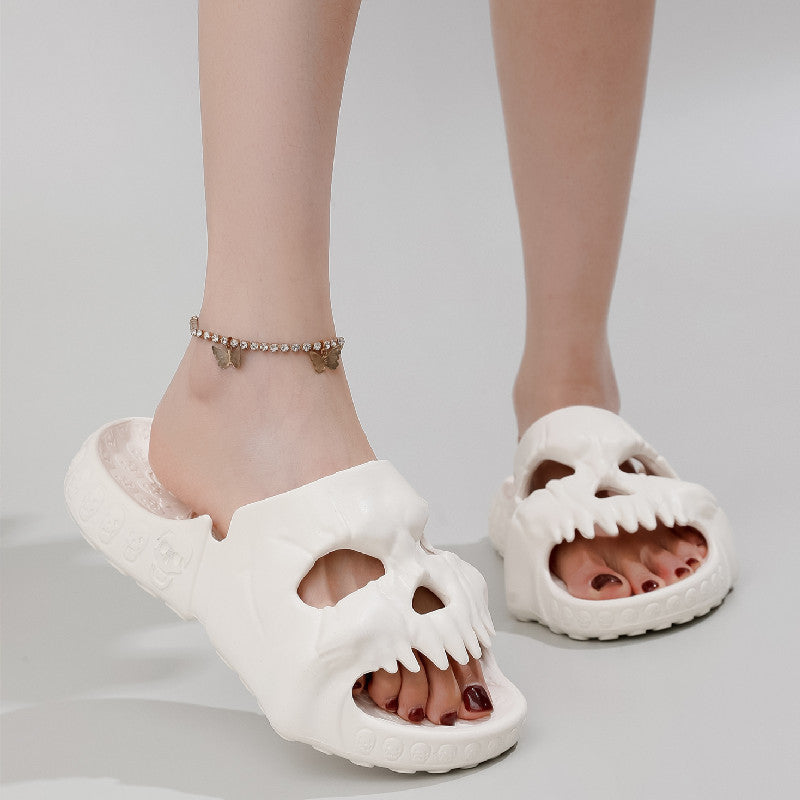 Halloween Skull Slippers