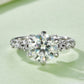 2 Carat Moissanite 925 Sterling Silver Ring