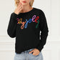 Round Neck Long Sleeve Sweater