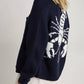 Lobster Button Up Long Sleeve Cardigan