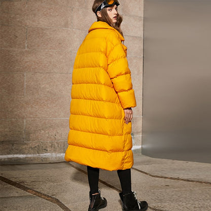 Hooded Duck Down Parka Coat