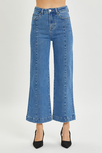 RISEN High Rise Wide Leg Jeans