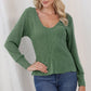 Scoop Neck Long Sleeve Top