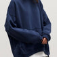 Pocketed Dropped Shoulder Long Sleeve Hoodie