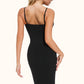 Built-In Shapewear Scoop Neck Sleeveless Dress