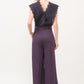 And The Why Laced Surplice Tie Waist Jumpsuit