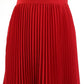 Ruched Irregular Hem A-Line Skirt