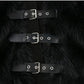 Faux Fox Fur Belt Detail Bomber Jacket