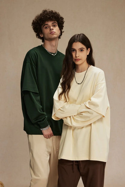 Round Neck Long Sleeve T-Shirt