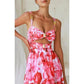 Floral One-Piece Swimsuit with Cover Up Skirt