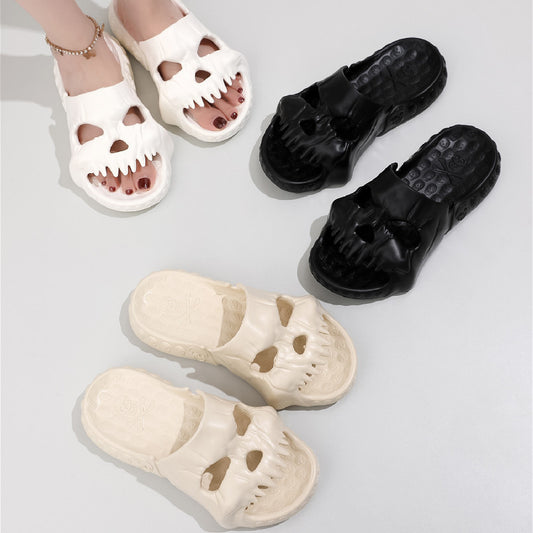 Halloween Skull Slippers