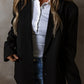 Button Up Long Sleeve Blazer