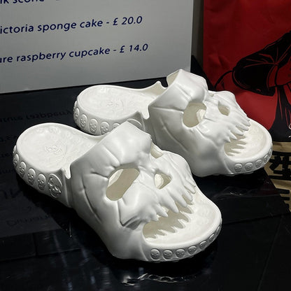 Halloween Skull Slippers