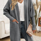 Open Front Long Sleeve Cardigan