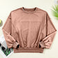 Round Neck Long Sleeve Sweatshirt