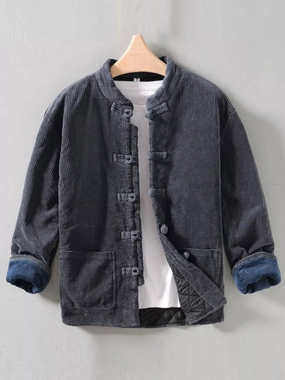 Button Front Long Sleeve Jacket