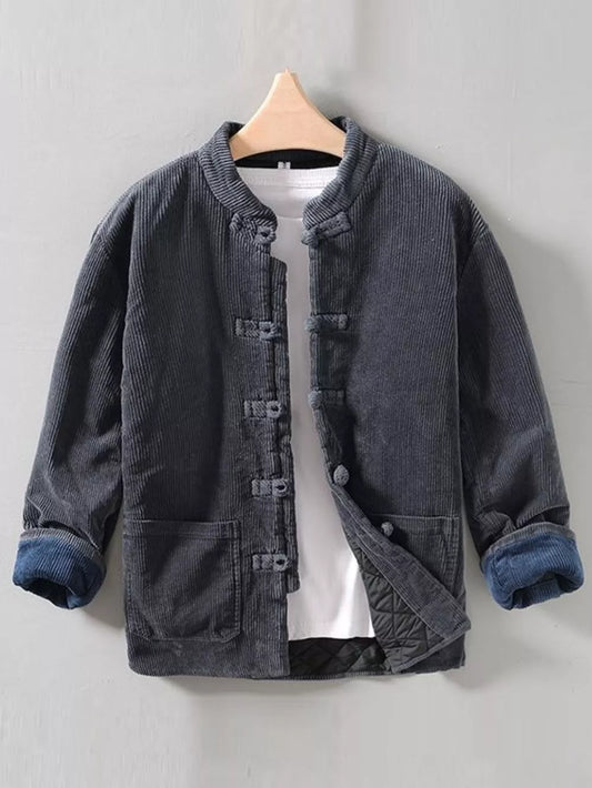 Button Front Long Sleeve Jacket