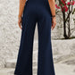 Elastic Waist Wide Leg Pants