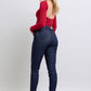 Judy Blue Heart Shaped Back Pockets Skinny Jeans